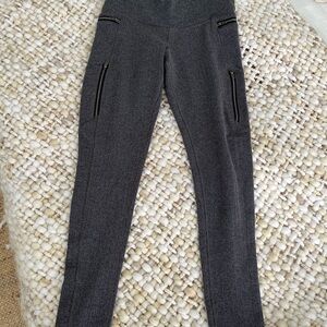 Athleta High-Waisted Leggings with Zipper Pockets